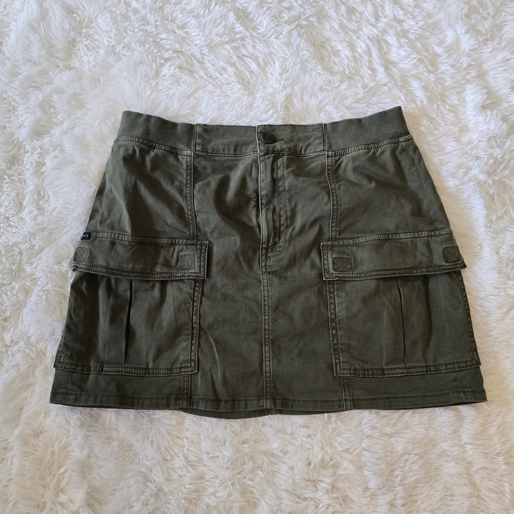 Sanctuary Olive Utility Cargo Mini Skirt. Size L. EUC.
